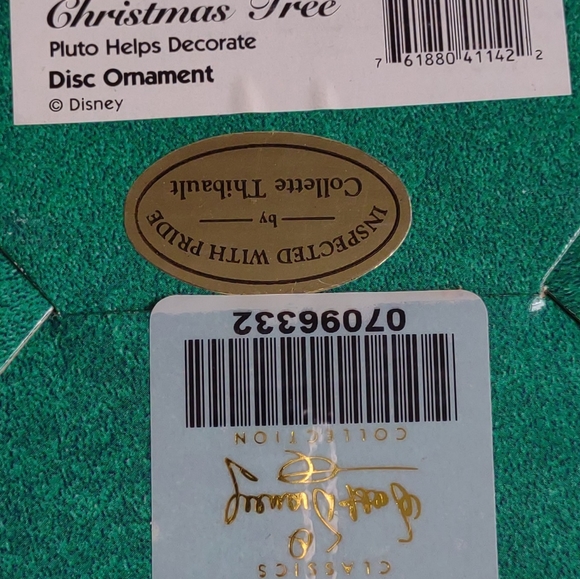 Walt Disney Collection Disc Ornament - Picture 3 of 5